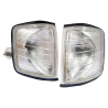TYC Fits Mercedes-Benz 190E W201 1982-1993 | Corner Light Turn Indicator Lamp (Amber Lens) | Set LH Left (Passenger) + RH Right (Driver)