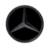 Myparts Mercedes Benz GLE-Class Suv Wagon W166 2015-2019 (Black 3D No LED) Front Logo Emblem Grille Badge | 1 Unit
