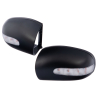 Side Door Mirror Cover With Bulb Signal Lamp (Set LH+RH)