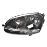 TYC Fits Volkswagen VW Golf MK5 GTi 2004~2008 / Jetta GTi 2006~2009 | Headlight Head Light Front Lamp (Black Halogen) | LH LHS Left Hand (Passenger)