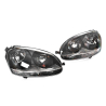 TYC Fits Volkswagen VW Golf MK5 GTi 2004~2008 / Jetta GTi 2006~2009 | Headlight Head Light Front Lamp (Black Halogen) | RH RHS Right Hand (Driver)