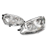 TYC Fits VolksWagen VW Golf MK5 2004~2008 | Headlight Head Light Front Lamp (Chrome) | Pair of LH Left Hand (Passenger) + RH Right Hand (Driver)