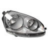 TYC Fits VolksWagen VW Golf MK5 2004~2008 | Headlight Head Light Front Lamp (Dark Grey) | RH RHS Right Hand (Driver Side)