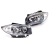 TYC Fits BMW 1 Series E87 5 Door Hatch 2007~2009 | Headlight Head Light Front Lamp Halogen Type | Pair of LH Left + RH Right