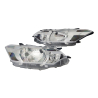 TYC Fits Toyota Vios Sedan NCP150 2013~2018 | Headlight Head Light Front Head Lamp (Halogen Type) | Pair of LH Left Hand + RH Right Hand