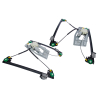 Myparts BMW 7 Series E38 1995~2001 Front Power Electric Window Gear Regulator With Motor | Pair LH Left Hand Side + RH Right Hand Side