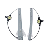Myparts Mazda 2 DE Hatch 2009~2014 (No Motor) REAR Power Electric Window Gear Regulator | Pair LH Left Hand (Passenger) + RH Right Hand (Driver)