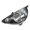 TYC Fits Honda Jazz GD Series 2 2004~2008 5 Door Hatch GLi / VTi | Headlight Head Light Front Lamp (Black) | LH LHS Left Hand (Passenger Side)