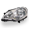 TYC Fits VolksWagen VW Polo 2005~2010 | Headlight Head Light Front Lamp (Silver Chrome With Adjuster Motor) | LH LHS Left Hand (Passenger Side)