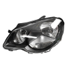TYC Fits VolksWagen VW Polo GTi 2005~2010 | Headlight Head Light Front Lamp (Black With Adjuster Motor) | LH LHS Left Hand (Passenger Side)