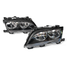 Head Lamp No HID No Projector (Black) (Set LH+RH)