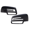 Myparts Mercedes Benz CLS-Class W218 2011~2017 Side Door Mirror Cover Trim Case (Without Lamp) (Black) | Pair LH Left Hand + RH Right Hand