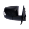 Side Door Mirror (Electric, Black Cover, With Lamp, With Auto Flip)