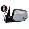 TYC Isuzu DMAX D-Max RC 2007~2012 Electric Side Door Mirror (Chrome With Rectangular Signal) | LH Left Hand (Passenger)