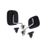 Side Door Mirror With Arm Bracket (Black) (Set LH+RH)