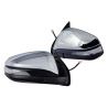 Side Door Mirror (Electric, Chrome With Signal, With Auto Flip) (Set LH+RH)