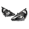 Head Light Black Reflector (Set LH+RH)