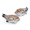 Head Light (No Projector Silver Lower Bezel) (Set LH+RH)