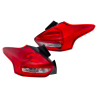 TYC Fits Ford Focus MK3.5 2015~2018 (No LED Spec) Hatch Taillamp Tail Lamp Taillight Tail Light | Pair LH Left (Passenger) + RH Right (Driver)