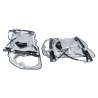 Myparts Fits VW Volkswagen Passat B6 3C 2004~2010 | FRONT (No Motor) Power Window Gear Regulator Door | Set LH Left Hande Side + RH Right Hand Side