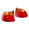 TYC Fits Honda Civic 4 Door Sedan EK 1998~2001 | Taillight Tail Light Rear Lamp | Set LH Left Hand Side + RH Right Hand Side