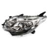 TYC Fits Mitsubishi Triton MQ 2015~2018 GLS / Exceed | Headlight Head Light Front Lamp (Xenon Clear Top Lens Black Lower Bezel) | LH LHS Left Hand