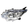 TYC Fits Mitsubishi Triton MQ 2015~2018 GLS / EXCEED | Headlight Head Light Front Lamp (Xenon Blue Top Lens, Chrome Lower Bezel) | LH LHS Left Hand