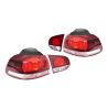 Tail Light Outer + Inner (Tinted Red, No LED) (Set 4)