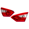 TYC Fits Ford Focus Sedan 2012~2015 Inner Taillamp Tail Lamp Taillight Tail Light Boot Lid | Pair LH Left Hand (Passenger) + RH Right Hand (Driver)