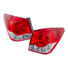 Myparts Chevrolet Cruze Sedan 2010 ~ 2015 Tail Lamp Tail Light TailLamp Taillight Rear Lamp | Pair LH LHS Left (Passenger) + RH RHS Right (Driver)