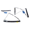 Myparts Fits Audi A4 B7 2004~2008 FRONT Power Window Gear Regulator Door (No Motor) | Set Of LH Left + RH Right