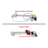 Myparts Fits Honda Jazz GE Series 2008~2014 | Rear (With Motor) Power Window Gear Regulator Door | LH Left Hand (Passenger Side)