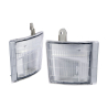 TYC Fits Mitsubishi Canter FB511 FE637 FE638 FE639 FE647 Park Signal Corner Lamp White | Pair LH Left (Passenger Side) + RH Right (Driver Side)