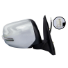 TYC Mitsubishi Triton L200 ML KA KB 2006~2015 (With Signal, Auto Flip) Electric Side Door Mirror Chrome | RH Right Hand (Driver)