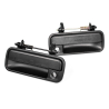 Door Handle Outer  Front Texture Black (With Key Hole) (Set LH+RH)