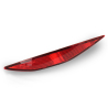 TYC Fits Volkswagen VW Golf MK7 2013~2017 5 Door Hatch Standard / GTI | Rear Bumper Bar Reflex Reflector (Fresh Red Lens) | LH Left Hand
