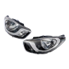 TYC Taiwan Hyundai Inokom i10 2011~2013 (Smoke) Headlamp Head Lamp Front Headlight Head Light | Set LH Left Hand Side + RH Right Hand Side