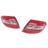 TYC Fits Mercedes Benz C Class W204 Sedan 2007~2011 Classic Elegance | Taillight Tail Light Rear Lamp LED | LH LHS Left Hand
