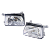 TYC Taiwan Fits Isuzu Rodeo Invader TFR 2001~2002 Crystal Headlamp Head lamp Head Light Headlight Front | Set LH Left Hand Side + RH Right Hand Side