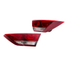TYC Fits Hyundai Elantra 2.0 2016~2018 Inner (LED) Tail Lamp Taillamp Tail Light Taillight Rear | Set LH Left Hand Side + RH Right Hand Side