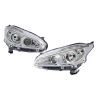TYC Taiwan Fits Peugeot 208 2012~2015 2 / 4 Door Hatch Headlamp Head Lamp Headlight Head Light Front | Set LH Left Hand Side + RH Right Hand Side