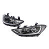 TYC Fits Hyundai Elantra 2.0 2016~2018 | (No DRL) Headlamp Head Lamp Front Headlight Head Light | Set LH Left Hand Side + RH Righ Hand Side