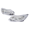 TYC Ford Focus MK3.0 2012~2014 | (Chrome) Headlamp Head Lamp Front Headlight Head Light | Set LH Left Hand Side + RH Right Hand Side