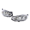 TYC Taiwan Ford Fiesta 2013~2016 (Chrome) Headlamp Head Lamp Headlight Head Light Front | Set LH Left Hand Side + RH Righ Hand Side