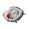 TYC Fits Mini Cooper R56 R57 Series 2007~2010 (Amber Halogen) Headlamp Head Lamp Front Headlight Head Light | LH Left Hand (Passenger Side)