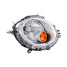 TYC Fits Mini Cooper R56 R57 Series 2007~2010 (Amber Halogen) Headlamp Head Lamp Front Headlight Head Light | RH Right Hand (Driver Side)
