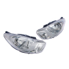 TYC Taiwan Hyundai Inokom i10 2011~2013 (Chrome) Headlamp Head Lamp Front Headlight Head Light | Set LH Left Hand Side + RH Right Hand Side