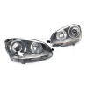 Head Light Black With Projector With HID (GTI/ R32) (Set LH+RH)