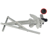 Myparts Fits Toyota Alphard ANH10 2003-2008 FRONT Power Window Gear Regulator Door (6 Pins Motor) | RH Right Hand (Driver Side)